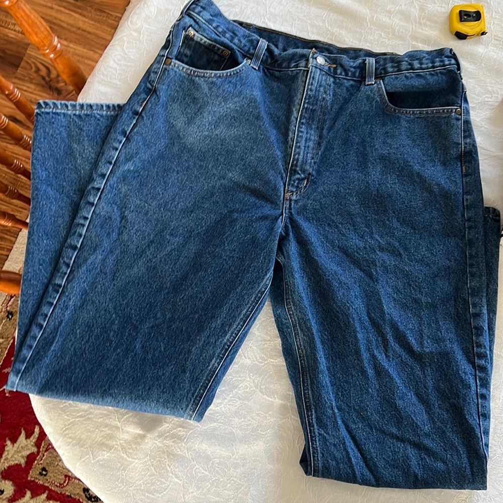 Carhartt Men’s Tapered Blue Jeans Sz 40x34 Read measurements